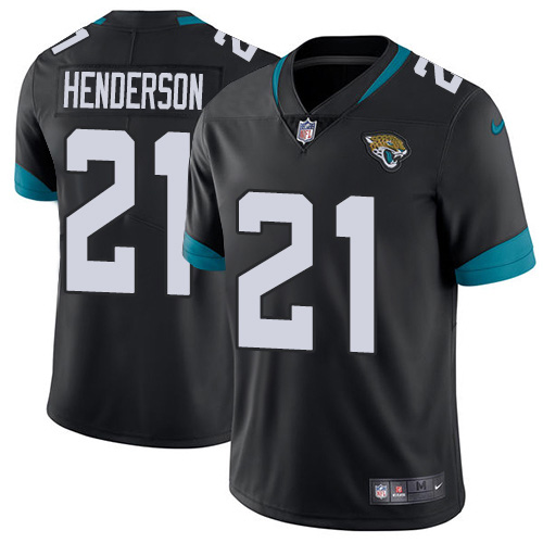 Nike  Jaguars #21 C.J. Henderson Black Team Color Men Stitched NFL Vapor Untouchable Limited Jersey